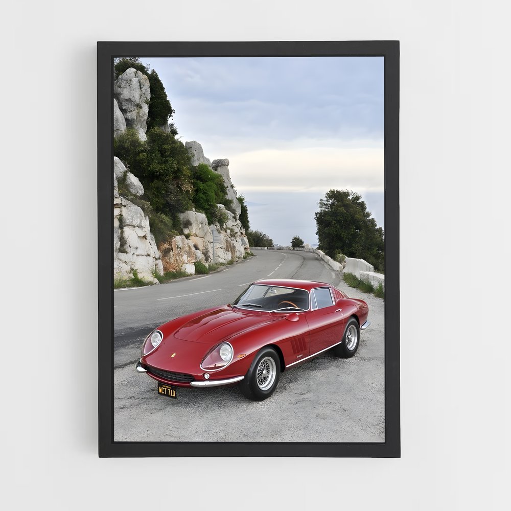 Poster Ferrari au Crépuscule (vue 2)